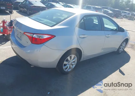 2014 Toyota Corolla Le z USA, uszkodzony, nr VIN 2T1BURHE4EC188715